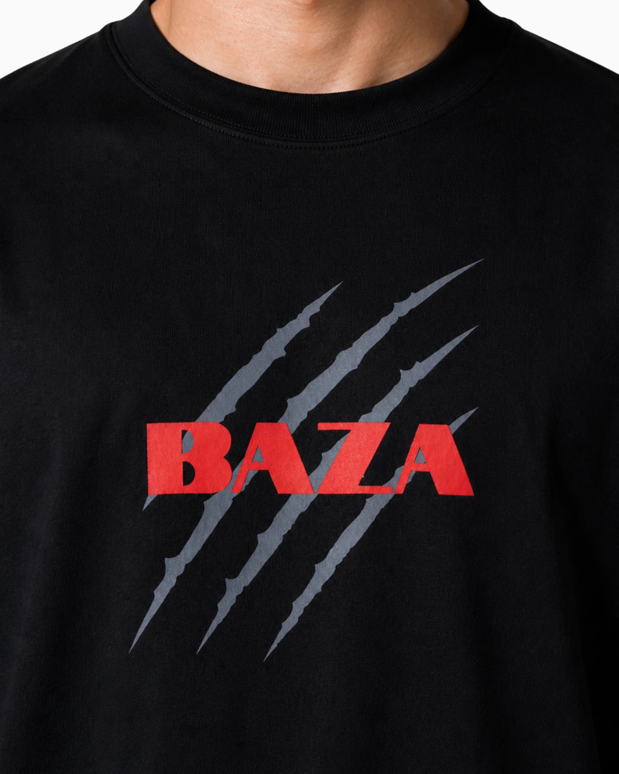 Over Sized Boxy Fit Tee - Black