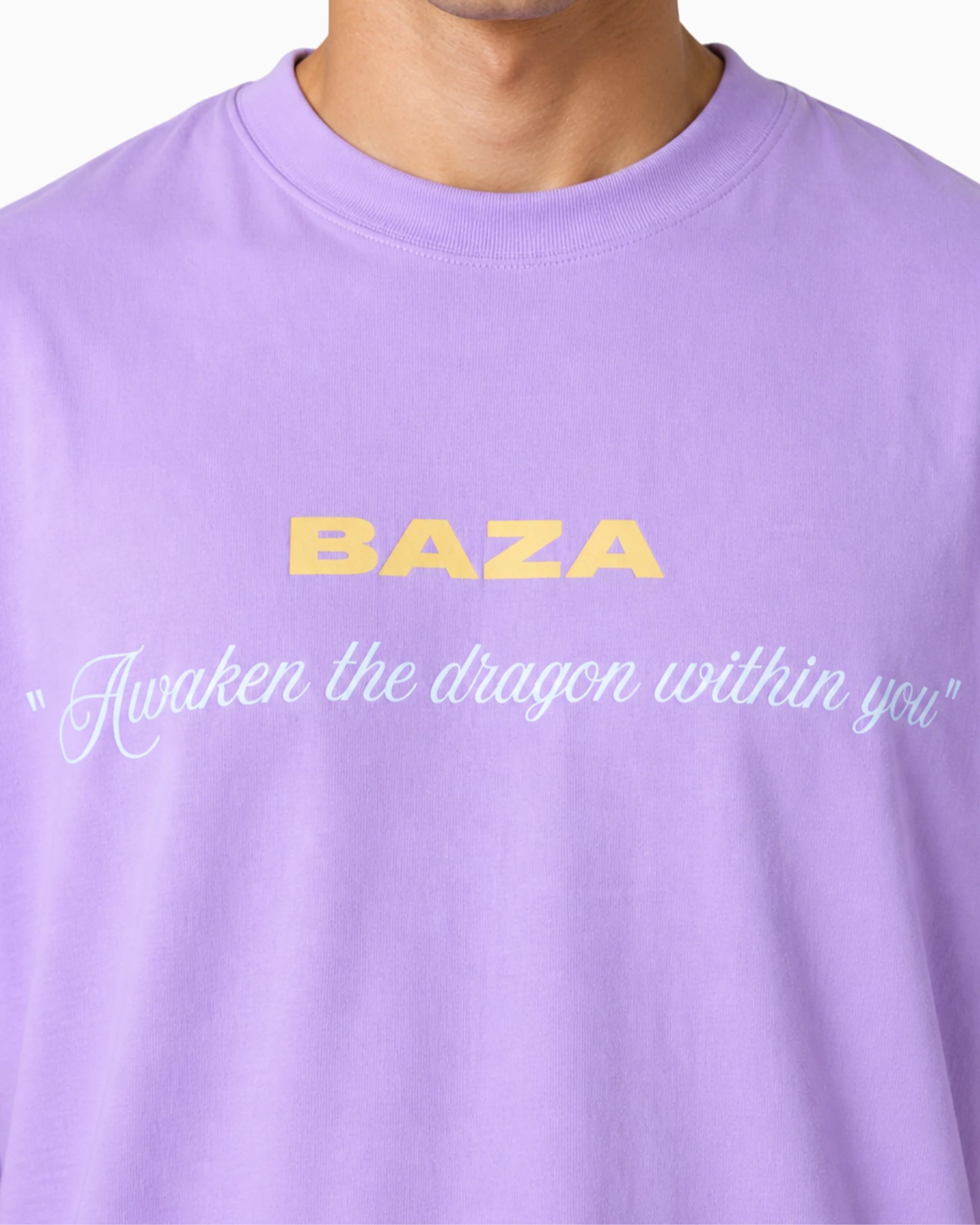 Over Sized Boxy Fit Tee - Lavender